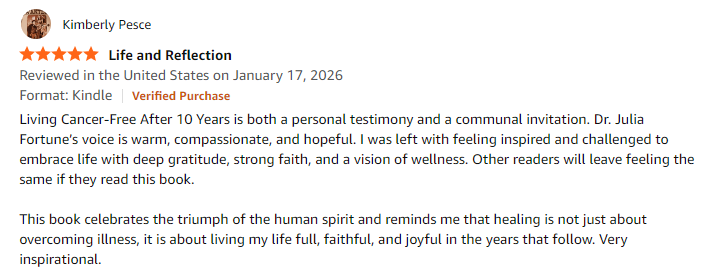 Living Cancer-Free After 10 Years - A Holistic Approach to Life - Review