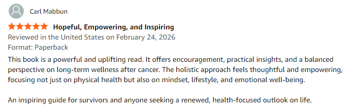 Living Cancer-Free After 10 Years - A Holistic Approach to Life - Review3