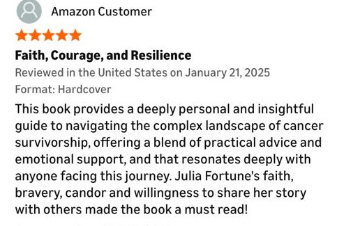 3_Chronicles of a cancer survivor book_Review