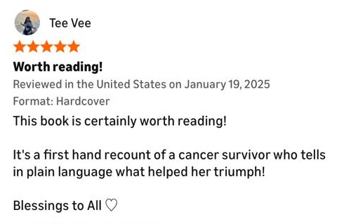 4_Chronicles of a cancer survivor book_Review